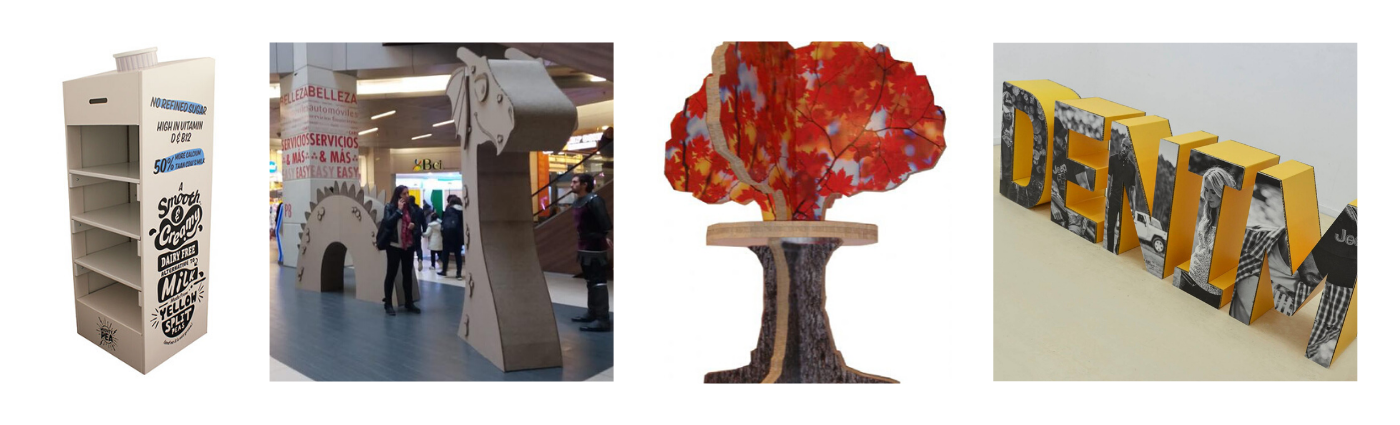 Xanita can be used to create any type of display; from product replicas, life size animals, trees and much more