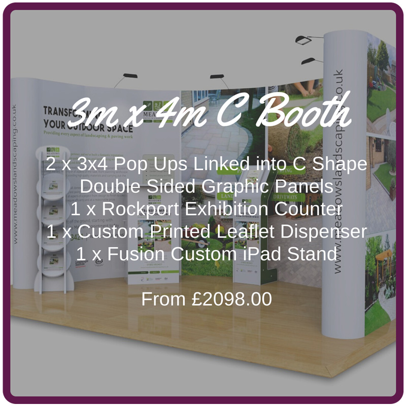 3m x 4m Pop Up Exhibition Stand