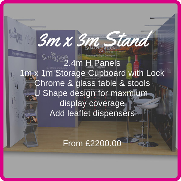 3m x 3m Exhibition Stand