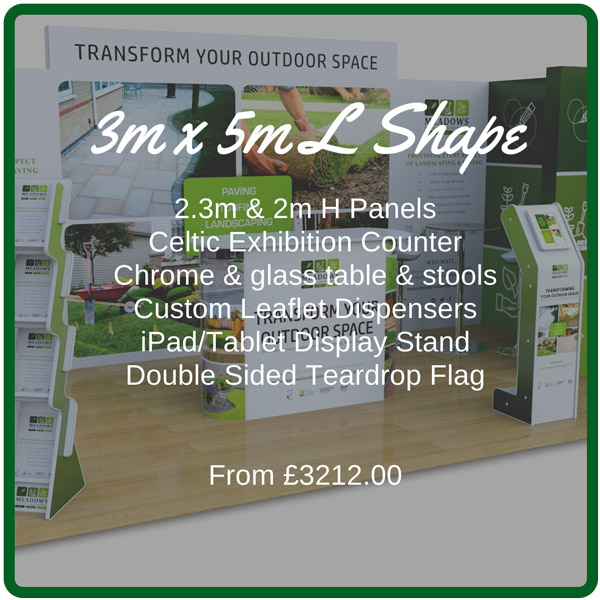 3m x 5m Modulink Exhibition Stand