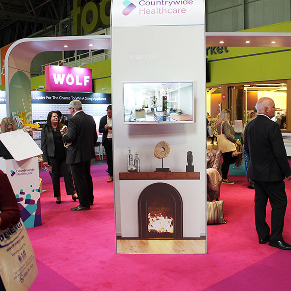 Countrywide Health Care Pro Hire Exhibition Stand