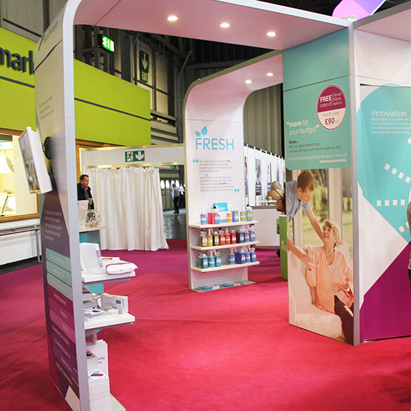 Countrywide Health Care Pro Hire Exhibition Stand