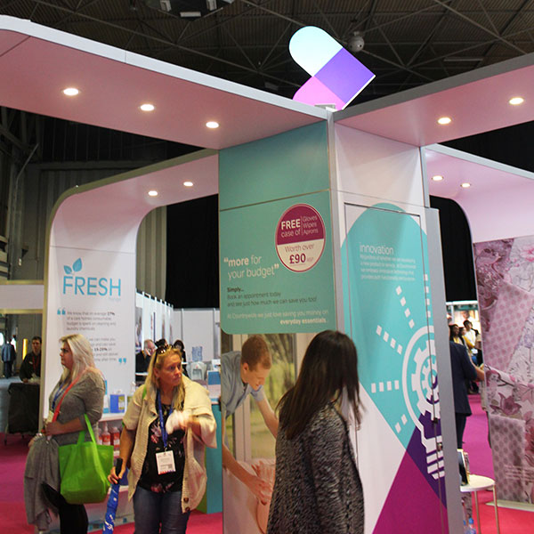 Countrywide Healthcare Pro Hire Exhibition Stand