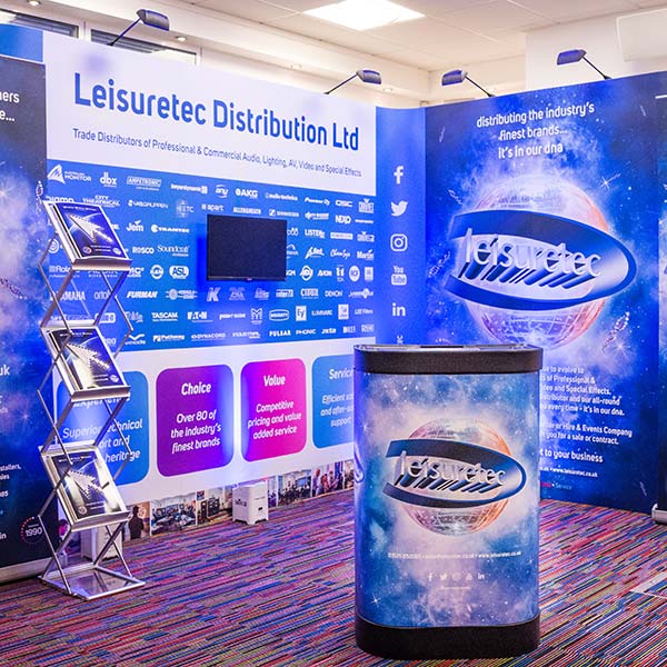 Leisuretec Distribution Exhibition Stand