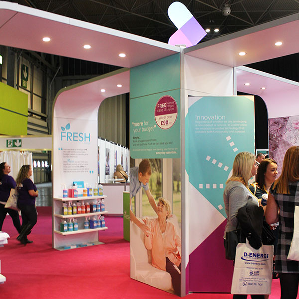 Countrywide Healthcare Pro Hire Exhibition Stand