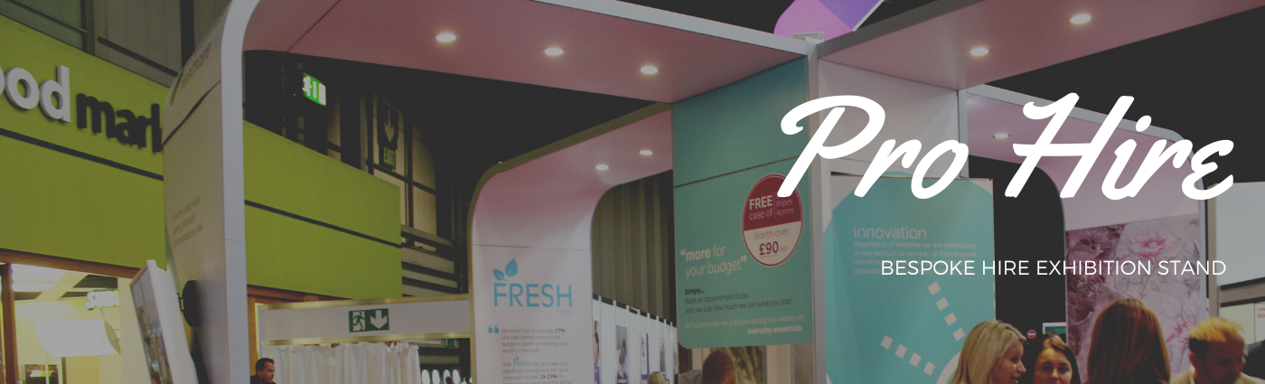 pro hire exhibition stands for the ultimate event organisers