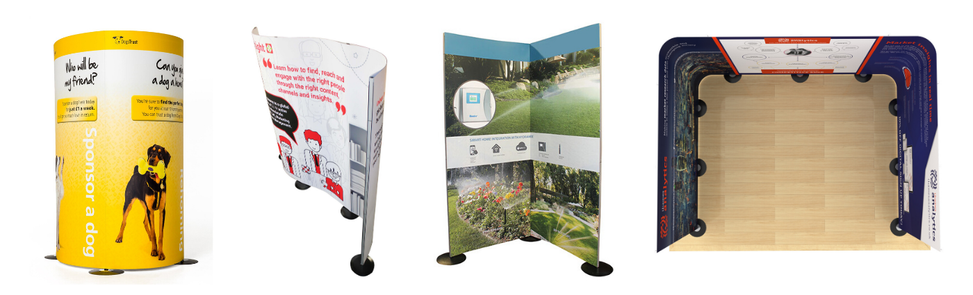Streamline display stands