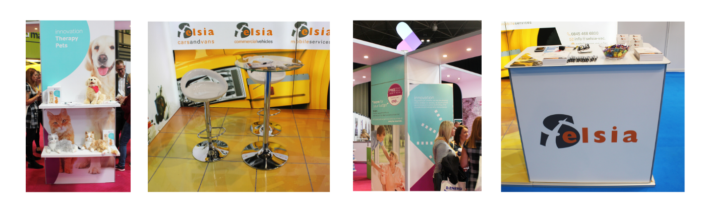 Pro Hire Exhibition Stands can be customised with upgrades and accessories