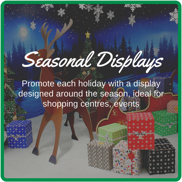 Seasonal Displays designed and created using Xanita