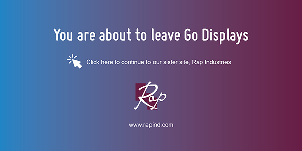 Rap Industries is Go Displays sister site and specialises in screening