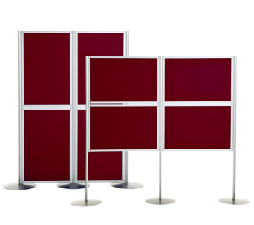 Small Panel Display Stands from Go Displays